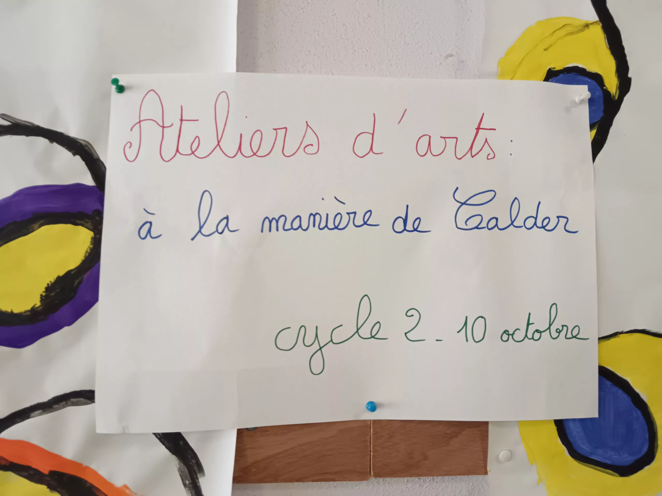 Une après-midi artistique aux couleurs de l’automne