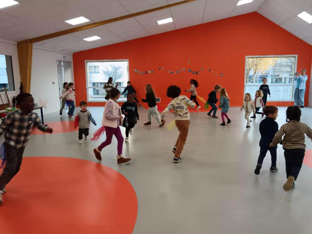 La joie du parrainage avec les PS/MS et les CE2